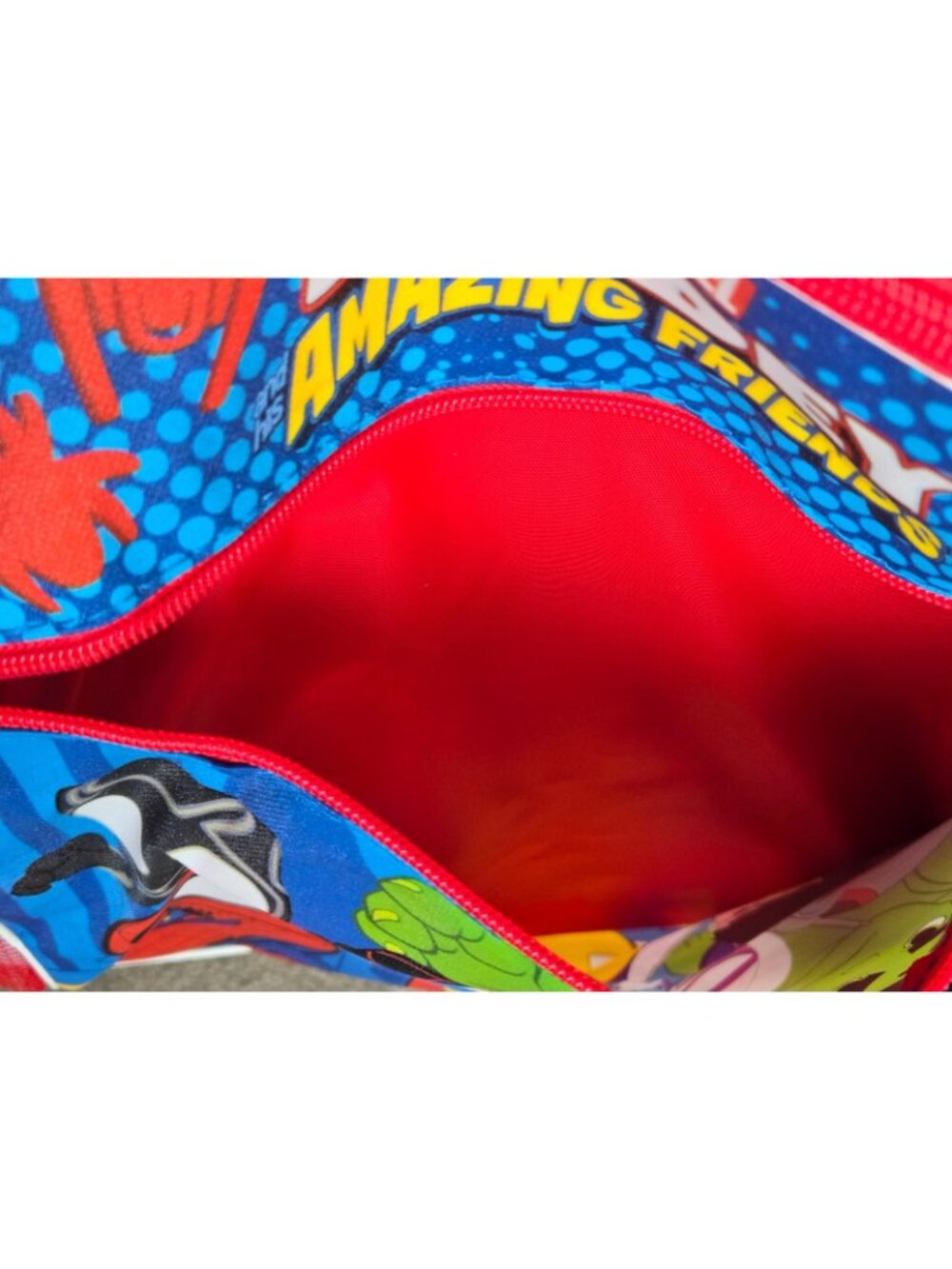 NWT Marvel Spidey Amazing Friends Backback 16" Full Size Schoo1 Bag Spiderman - Picture 4 of 10